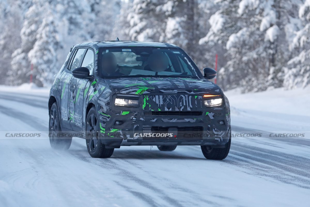 Jeep Avenger готується до оновлення: кросовер помітили на зимових тестах - фото 7