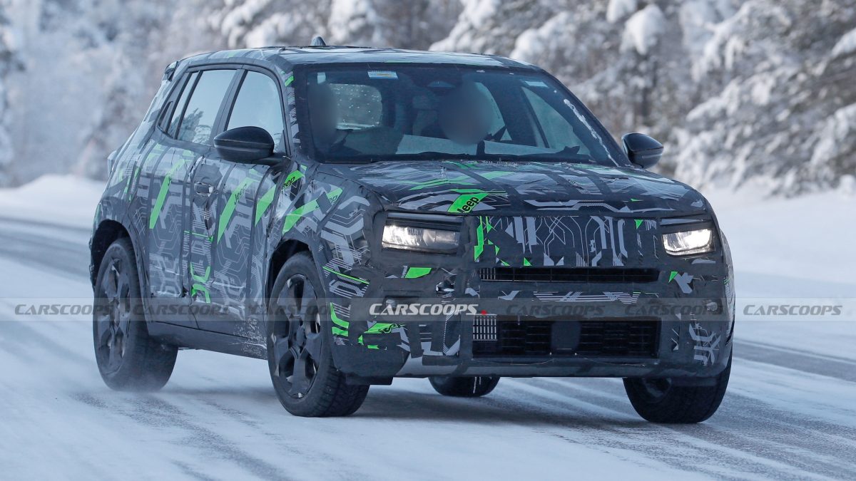 Jeep Avenger готується до оновлення: кросовер помітили на зимових тестах - фото 3