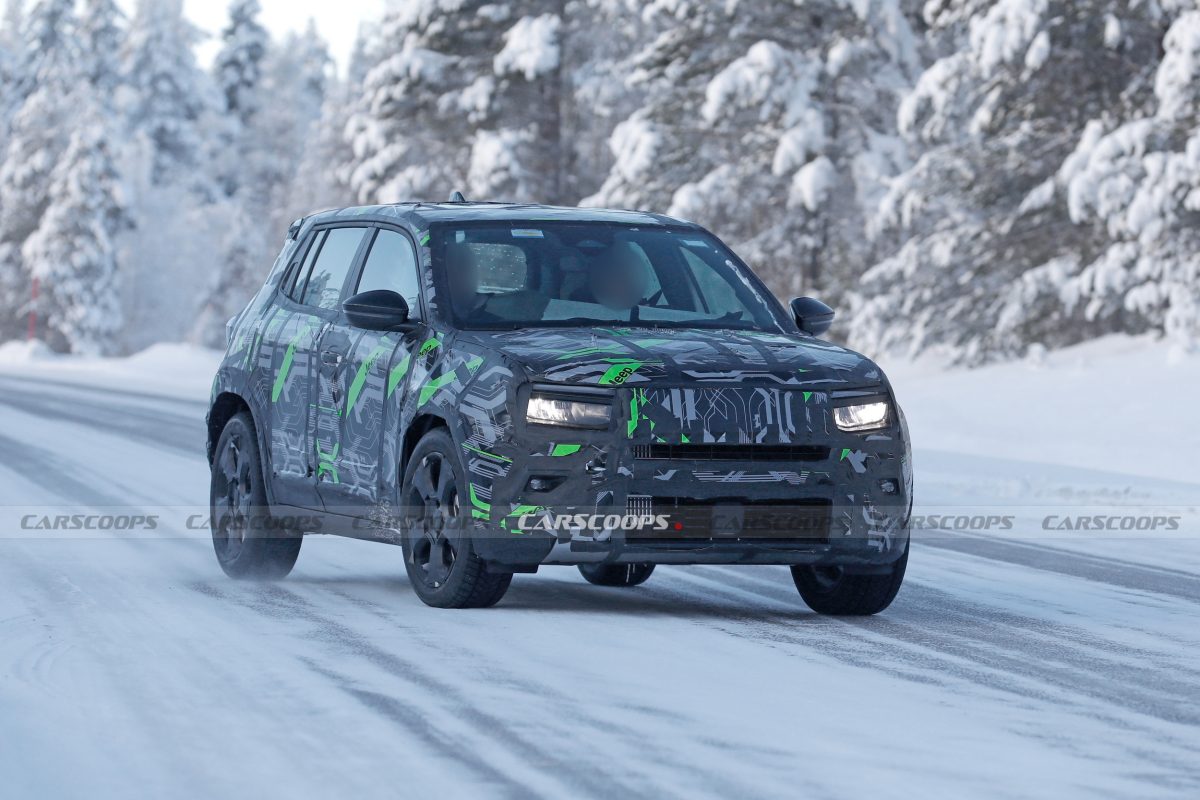 Jeep Avenger готується до оновлення: кросовер помітили на зимових тестах - фото 4