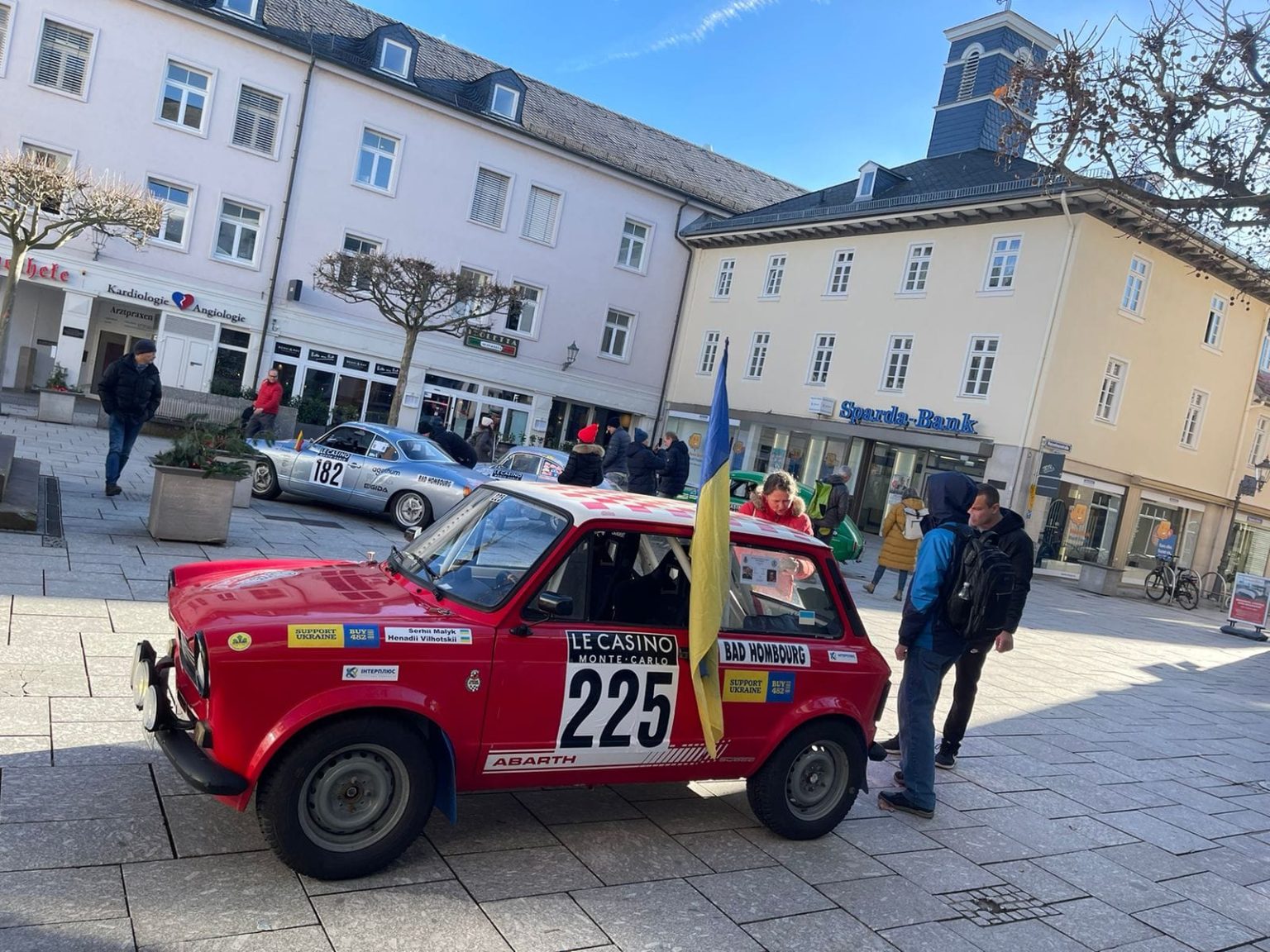 Український прапор на легендарному Ралі Монте-Карло