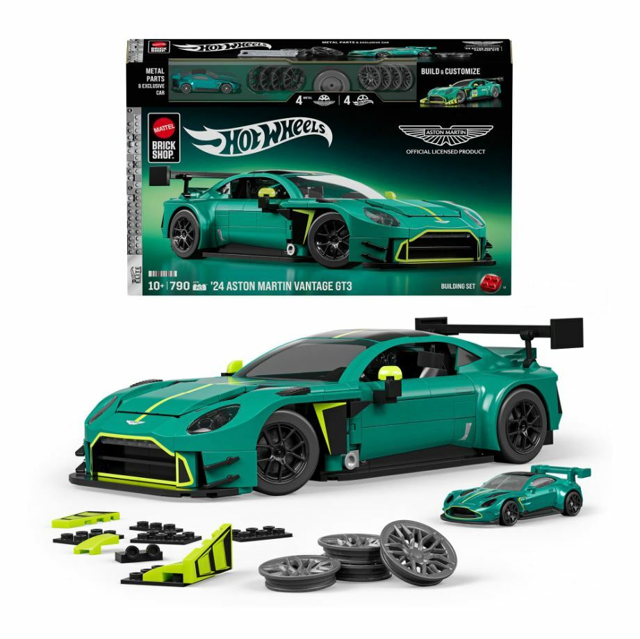 Mattel кидає виклик Lego: представлено деталізований конструктор Aston Martin Vantage GT3 - фото 4