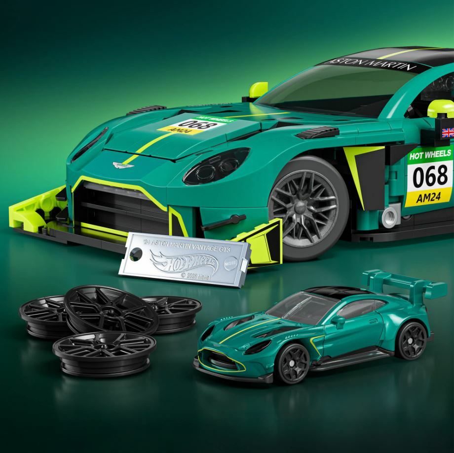 Mattel кидає виклик Lego: представлено деталізований конструктор Aston Martin Vantage GT3 - фото 7