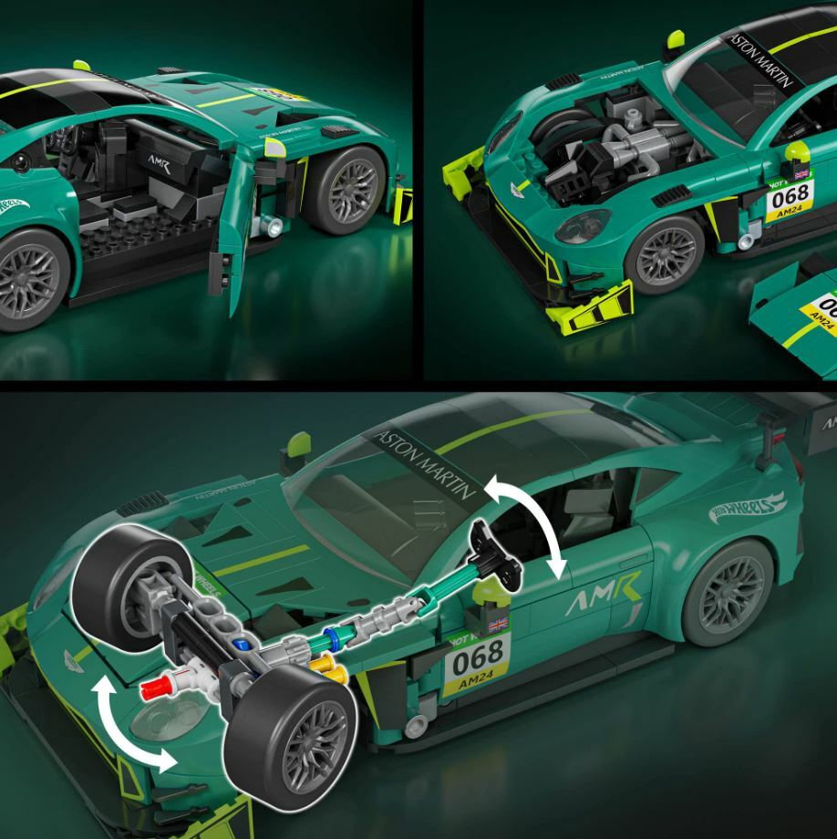 Mattel кидає виклик Lego: представлено деталізований конструктор Aston Martin Vantage GT3 - фото 8