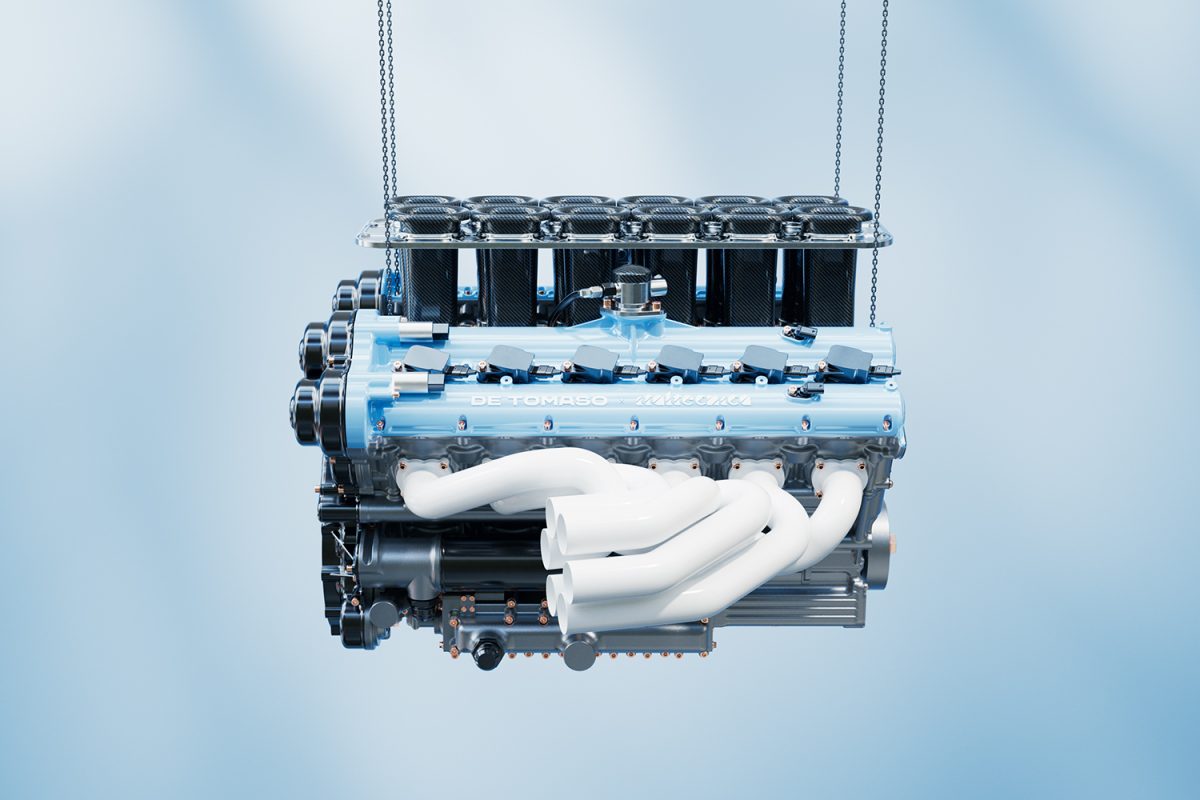 De Tomaso розкрила характеристики монструозного V12 для трекового гіперкара P900 - фото 2
