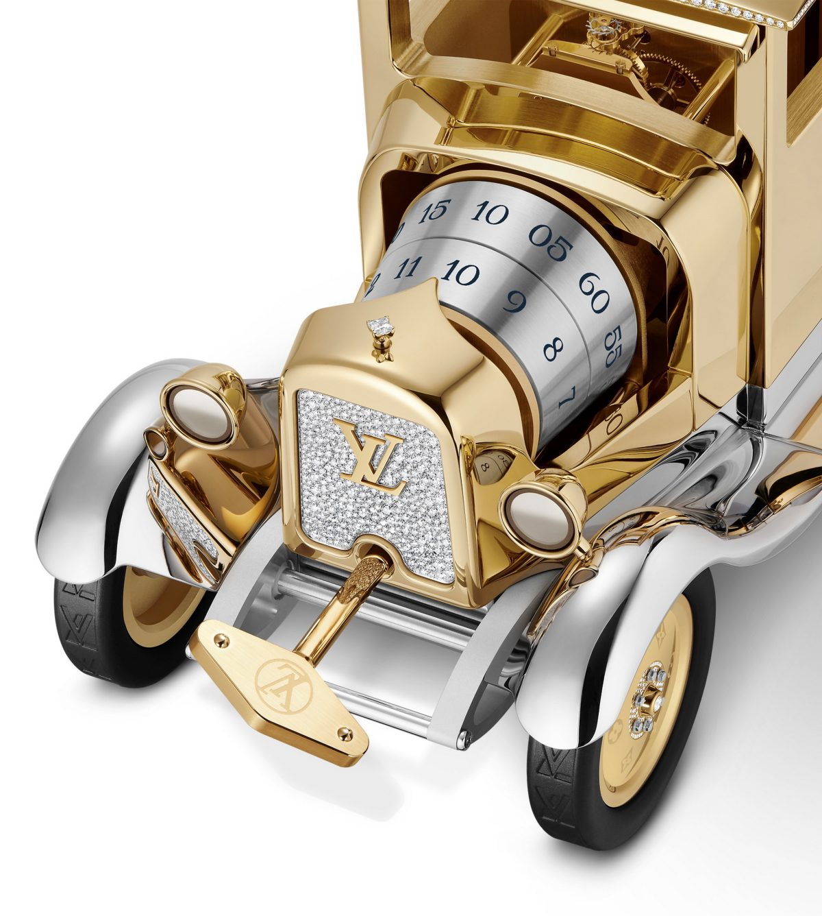 Коштує дорожче за Lamborghini: Louis Vuitton представив настільний годинник у вигляді ретро-фургона - фото 6