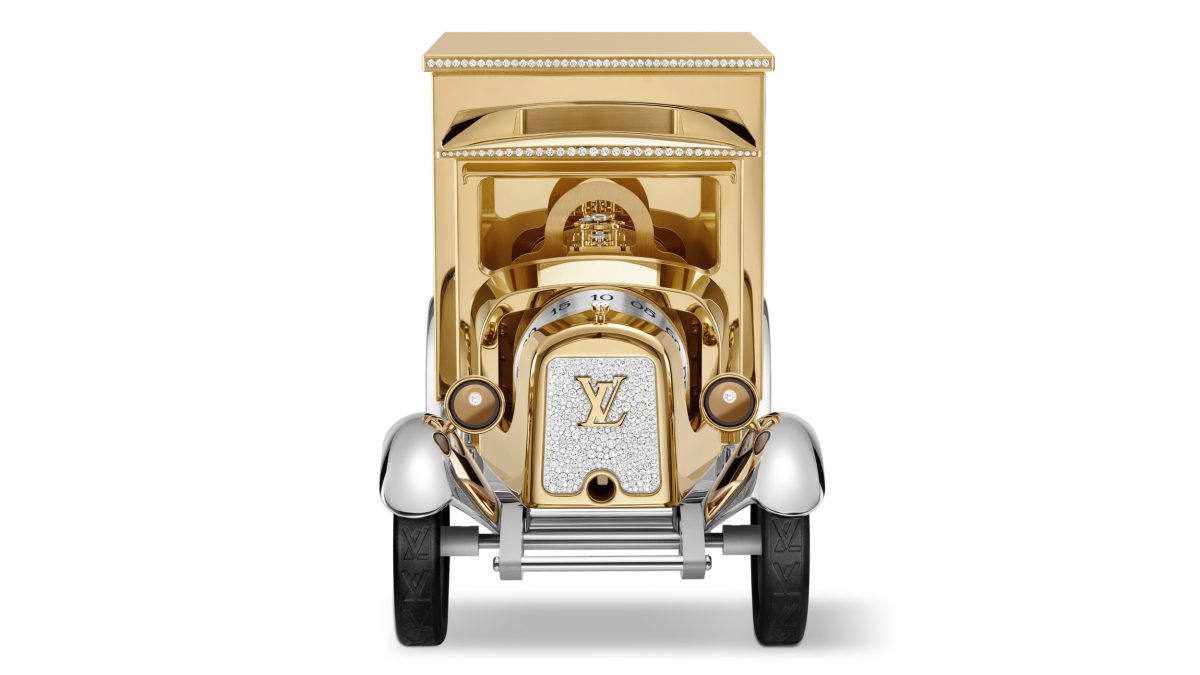 Коштує дорожче за Lamborghini: Louis Vuitton представив настільний годинник у вигляді ретро-фургона - фото 7