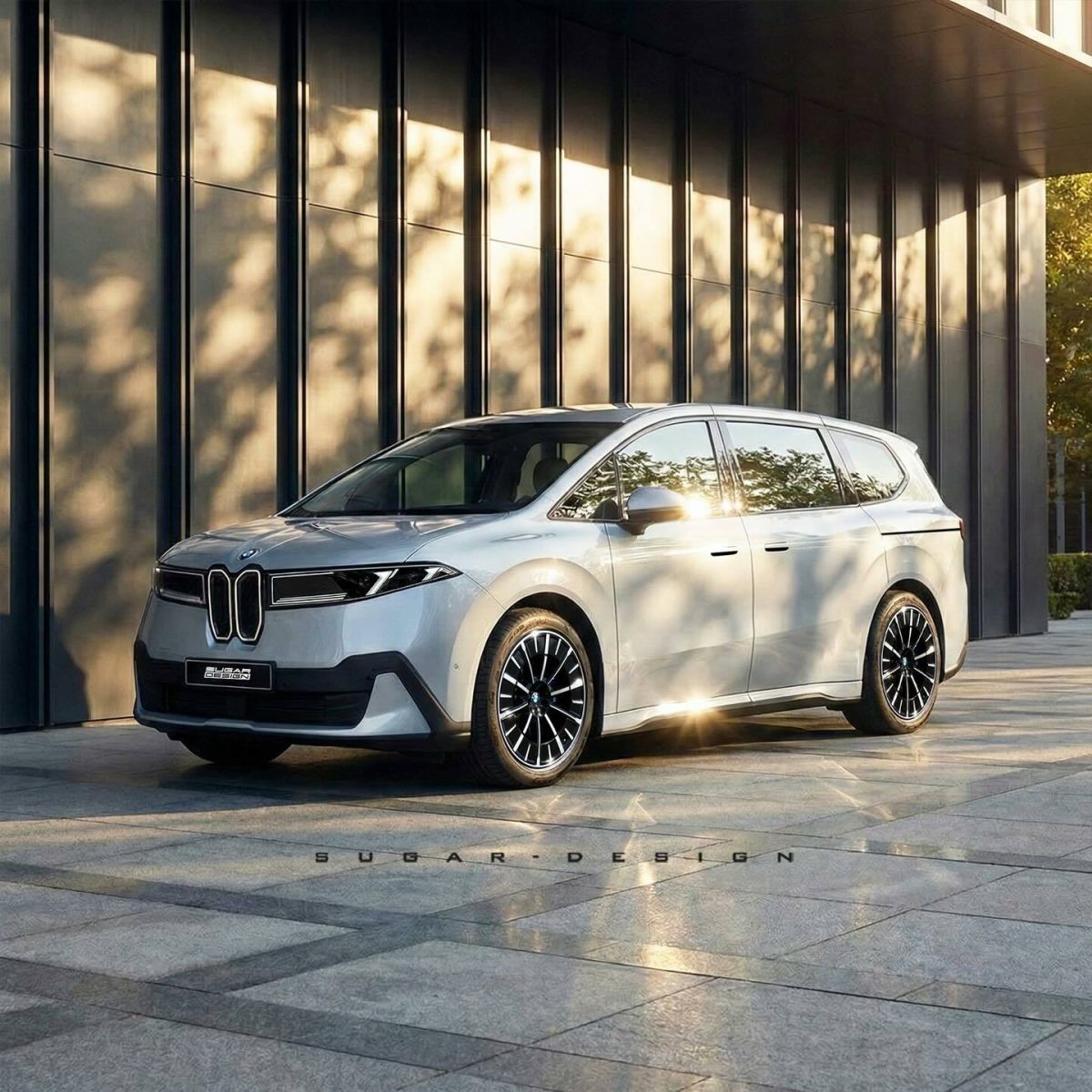 Як міг би виглядати розкішний мінівен BMW у стилі Neue Klasse: бачення незалежного дизайнера - фото 2