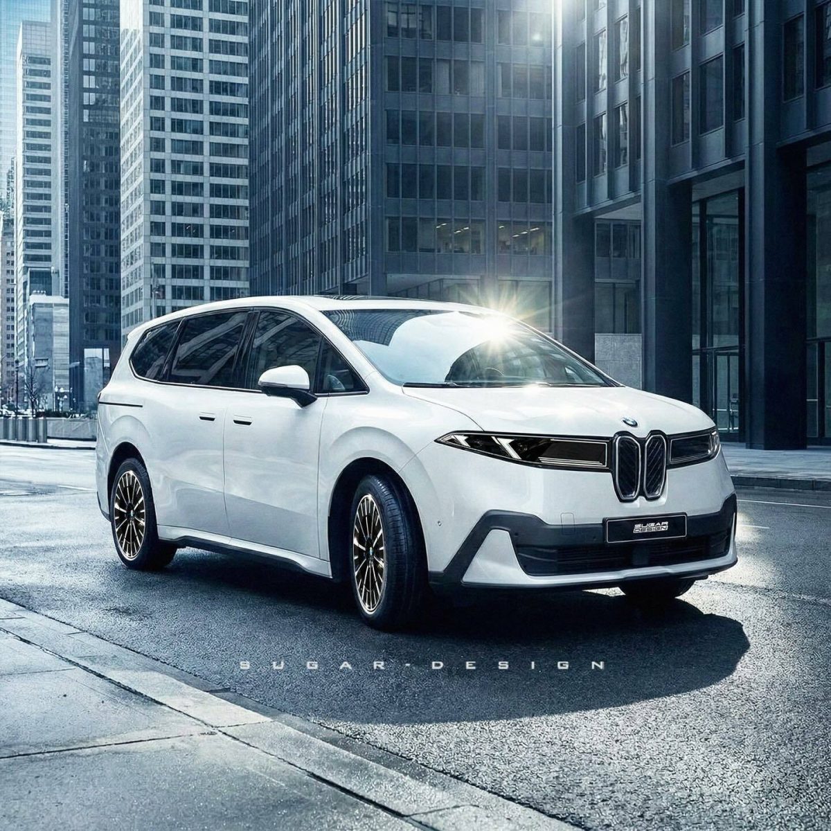 Як міг би виглядати розкішний мінівен BMW у стилі Neue Klasse: бачення незалежного дизайнера - фото 7