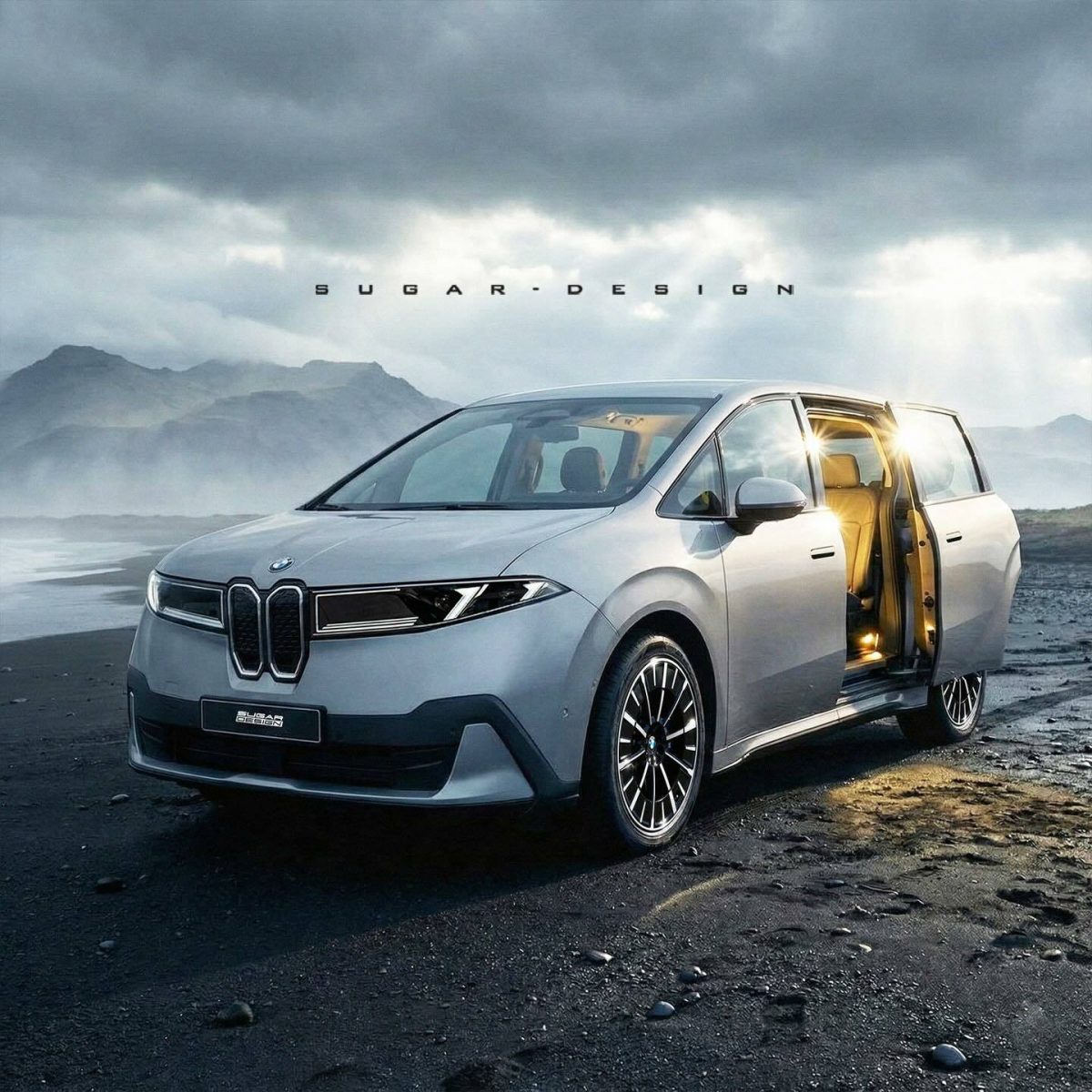 Як міг би виглядати розкішний мінівен BMW у стилі Neue Klasse: бачення незалежного дизайнера - фото 8