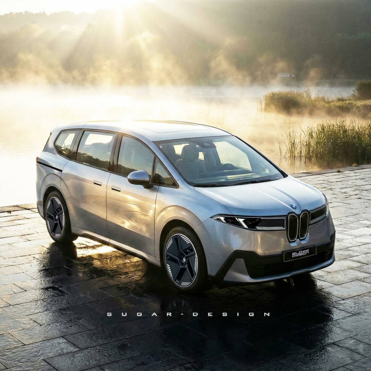 Як міг би виглядати розкішний мінівен BMW у стилі Neue Klasse: бачення незалежного дизайнера - фото 5