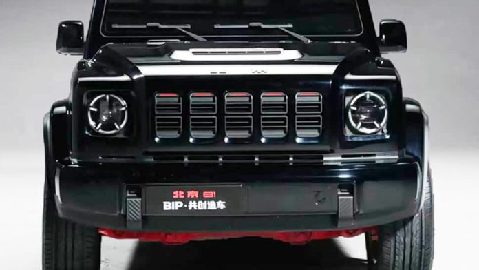 Китайський мікс Mercedes G-Class та Jeep Wrangler: розсекречено новий позашляховик BAIC BJ81 Китайський мікс Mercedes G-Class та Jeep Wrangler: розсекречено новий позашляховик BAIC BJ81