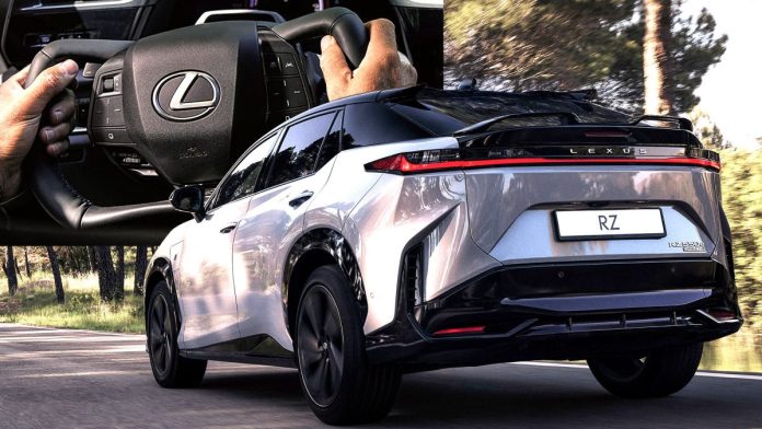 Віртуальна «механіка» та кермо-штурвал: Lexus RZ отримав революційні оновлення для Європи