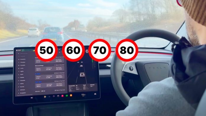 Ідеальна швидкість для електромобіля: тест Tesla Model Y показав, як зберегти запас ходу Ідеальна швидкість для електромобіля: тест Tesla Model Y показав, як зберегти запас ходу