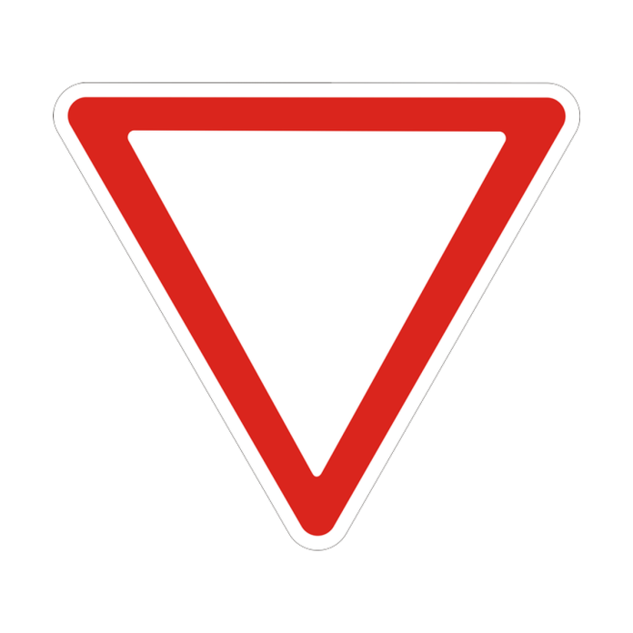Знак «Дати дорогу» і «СТОП» Знак 2.1 «Дати дорогу»