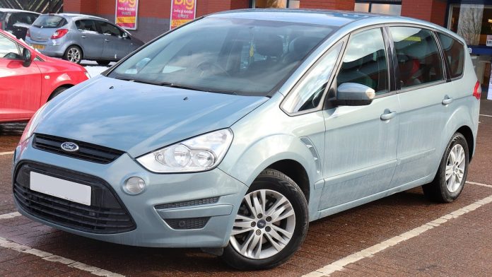 Ford S-Max блакитний мінівен