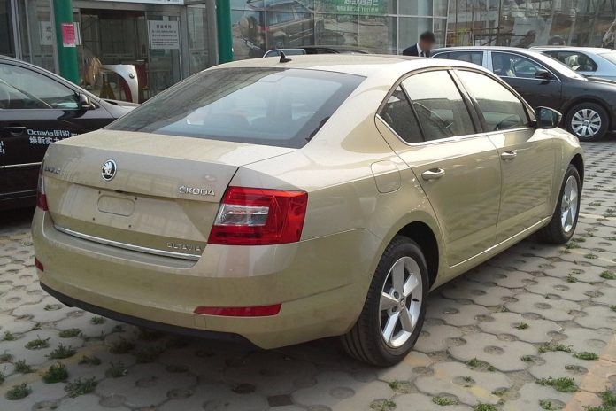 Skoda Octavia A7 (третє покоління), вигляд ззаду